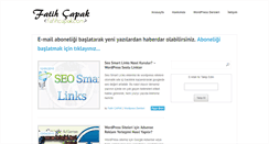 Desktop Screenshot of fatihcapak.com