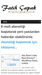 Mobile Screenshot of fatihcapak.com