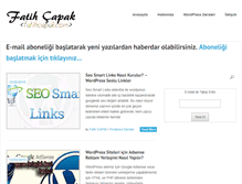 Tablet Screenshot of fatihcapak.com